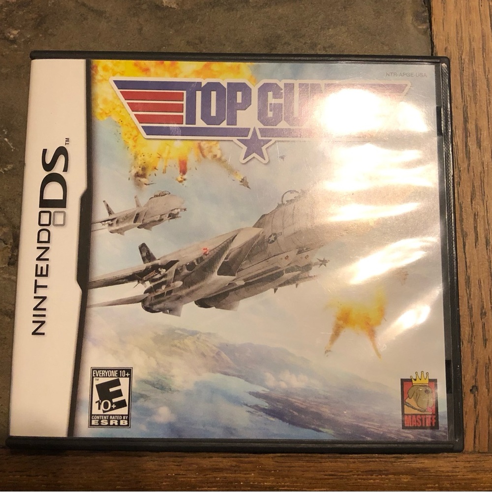 Nintendo DS Top Gun - White, Blue, Yellow Cover Art